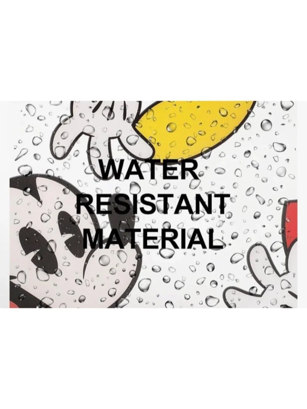 Disney Mickey Mouse Clear Cosmetic Case Makeup Bag Travel Bioworld NWT